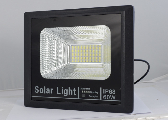 60 Watt Solar LED Flood Lights With Motion Sensor , Waterproof Solar Powered LED Lights