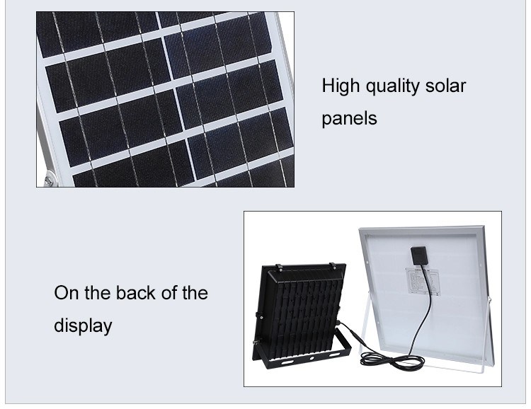 100w Solar LED Flood Lights / Motion Sensor Solar Flood Light in Long Lifetime