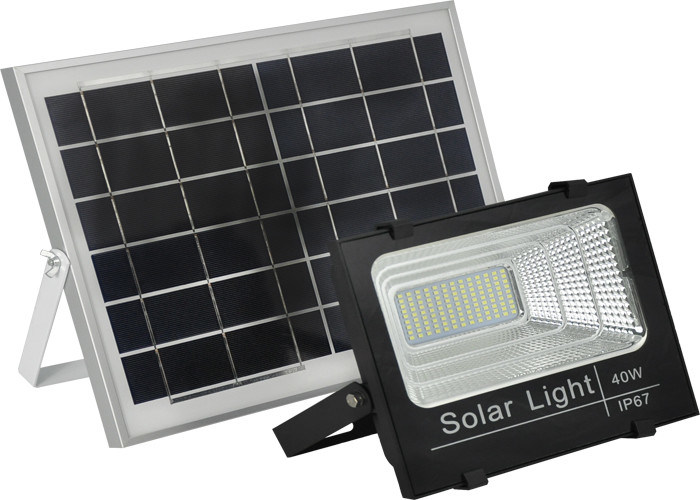 100w IP65 Solar Led Flood Lights , Industrial Flood Light With On Off Switch
