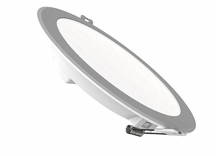 Commercial Round Led Panel Downlight IP20 CCT 5500K Drive On Board Design