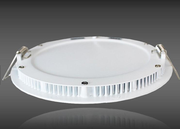 Slim Round Led Panel Downlight 3000K For Leaving Area Input 185 - 265V