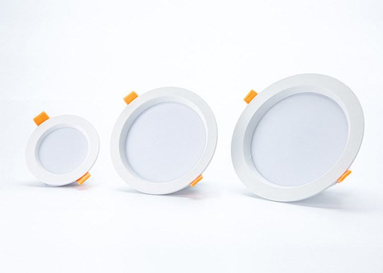 Round LED Recessed Downlights , LED Recessed Lighting Fixtures 5W 18W Aluminium Body IC Driver