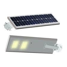 Long Pole Distance All In One Solar Street Light , LED Solar Area Lights